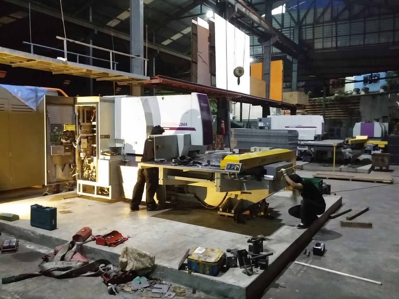 MURATEC MURATA PUNCH PRESS BY WONGTANAWOOT ติดตั้ง Muratec 2044 ตัว