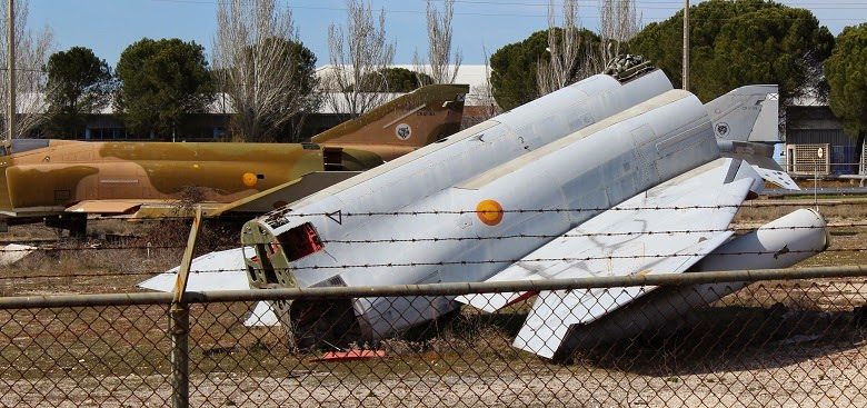 Phantom F-4 abandonados