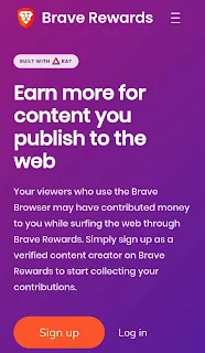 Sign Up on Brave Browser
