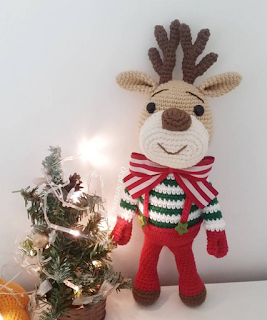 PATRON GRATIS RENO AMIGURUMI 47414 🦌