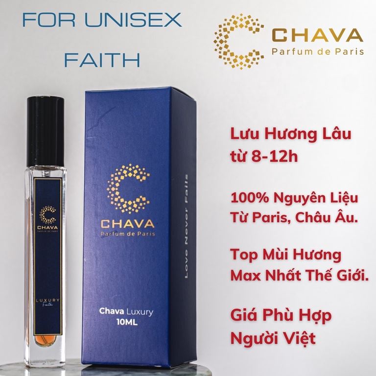 NƯỚC HOA MINI LUXURY FAITH 10ML – CHAVA