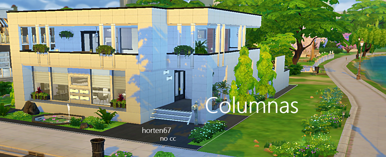 Mis casas y mas con los Sims 4 - Página 15 Columnas