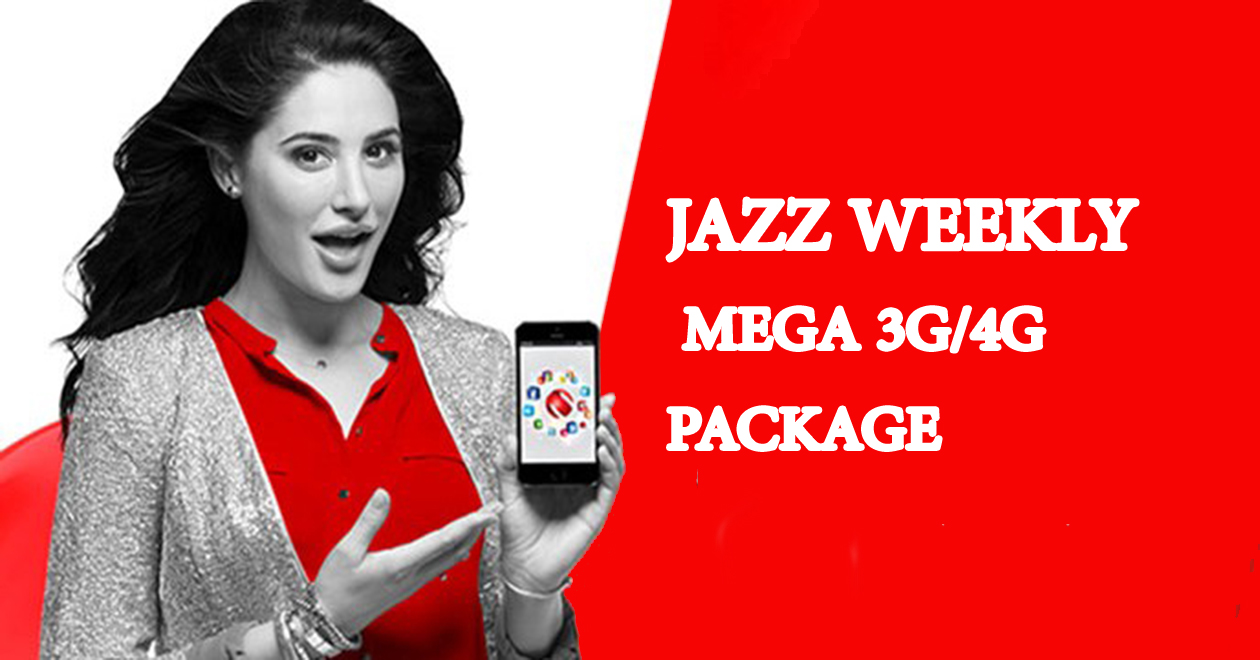 Jazz Weekly Mega 3G, 4G Package Mobile Packages