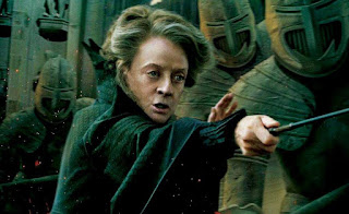 Minerva MacGonagall Piertotum locomotor Harry Potter y Las Reliquias de la Muerte