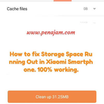 Cara Mengatasi Storage Running Out di Smartphone XIAOMI 100% Work Cara Mengatasi Storage Running Out di Smartphone XIAOMI 100% Work