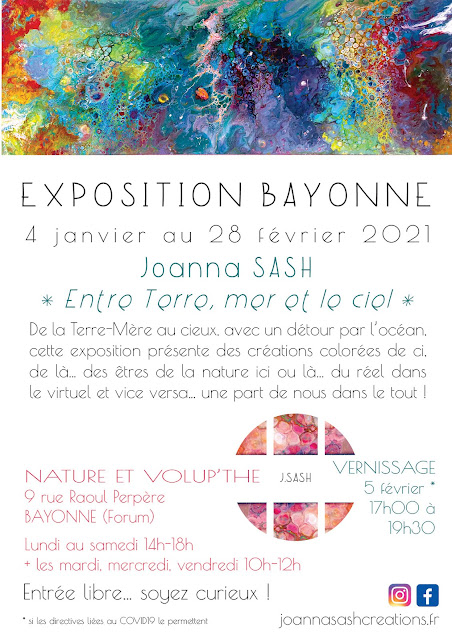 Joanna Sash Exposition Entre Terre, mer et le ciel Bayonne 2021