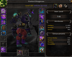 elkagorasa the casual warlock legion week 1 travel form legion