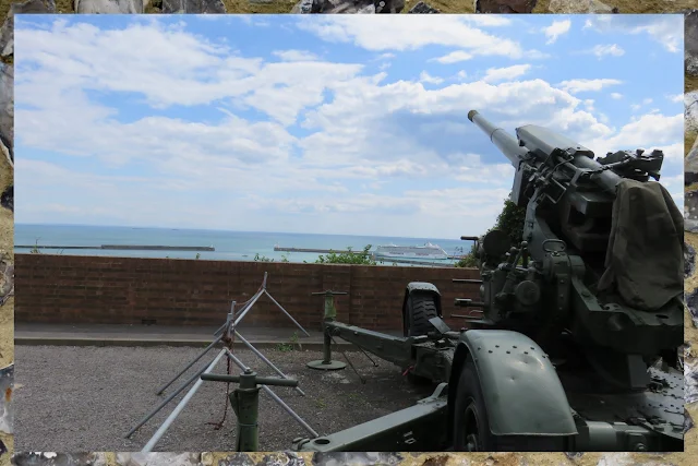 Day Trip to Dover: WWII era guns overlooking the English Channel