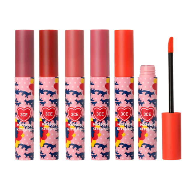 son kem li 3CE Maison Kitsune Velvet Lip Tint