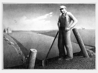 Grant Wood - In the spring