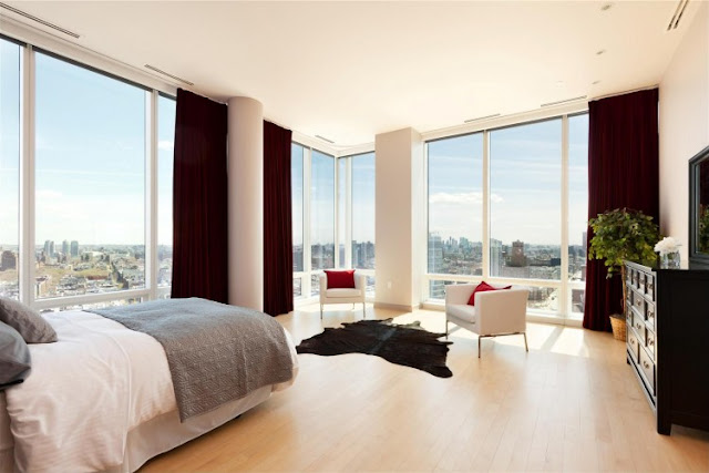 Photo of modern bed room in one of the most beautiful penthouses