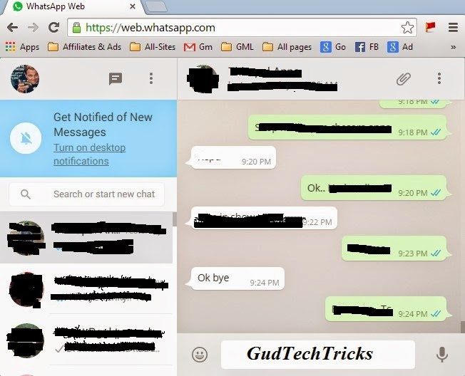 whatsapp web for pc