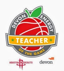 2012 Houston Rockets Teacher of the Game Award