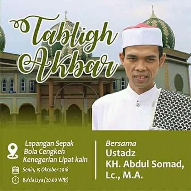 Jadwal Ustadz Abdul Somad Oktober 2018