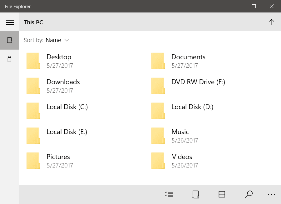 Access Secret File Explorer App in Windows 10 Access Secret File Explorer App in Windows 10