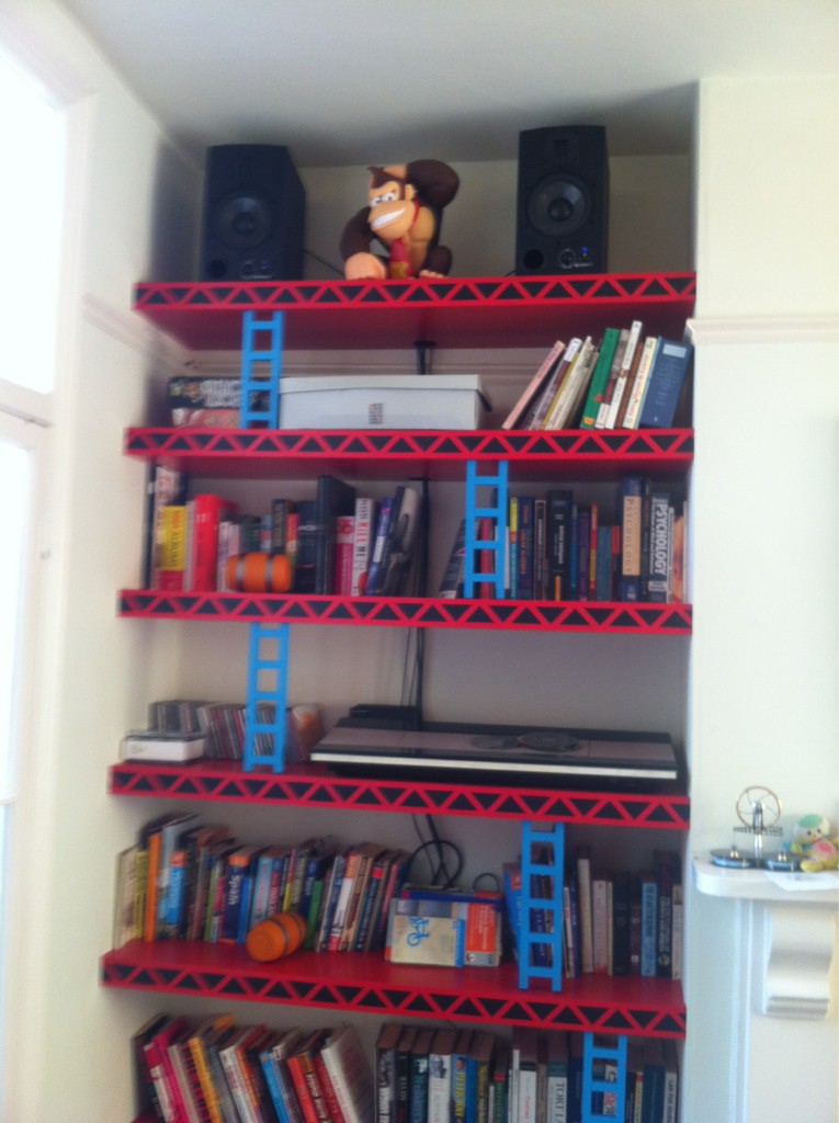The Ordinary Geek Geek Furniture Donkey Kong Shelves