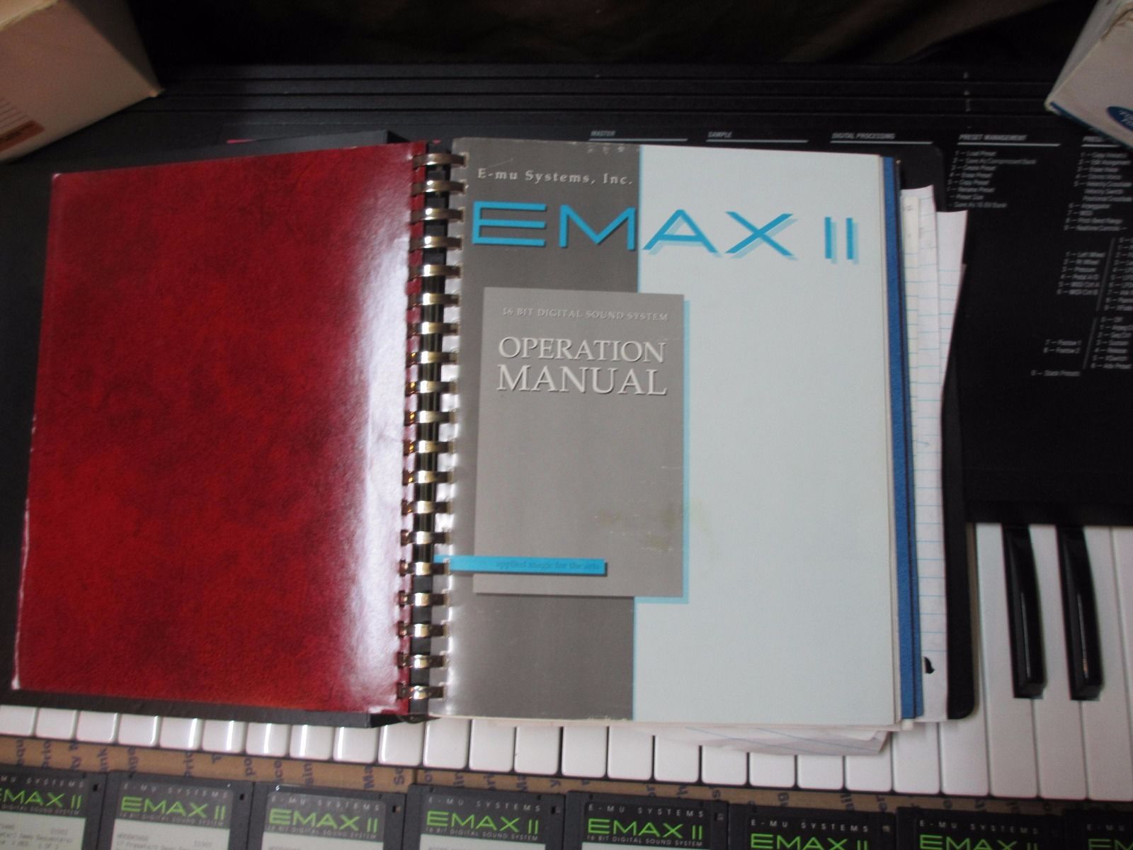 MATRIXSYNTH: E-mu systems EMAX II with Original Emu Sample Discs