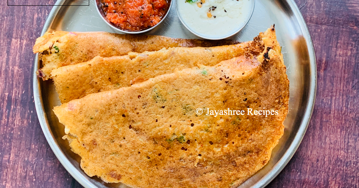 Foxtail Millet Adai Recipe Thinai Adai Recipe Jayashree Recipes