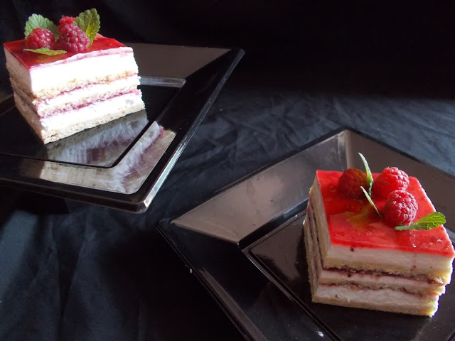 Prajitura cu zmeura si crema mascarpone