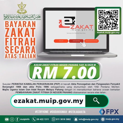 BAYAR ZAKAT FITRAH PAHANG SECARA ONLINE PAHANGGO AKU ANAK PAHANG