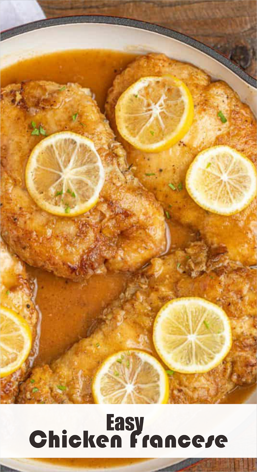 Easy Chicken Francese Dinner Recipe