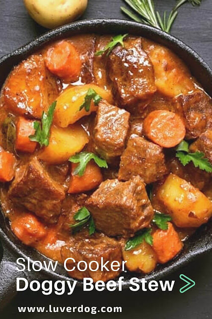 Slow Cooker Doggy Beef Stew