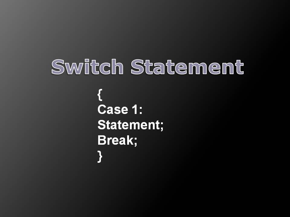 How to Work Switch Case With Proper Example