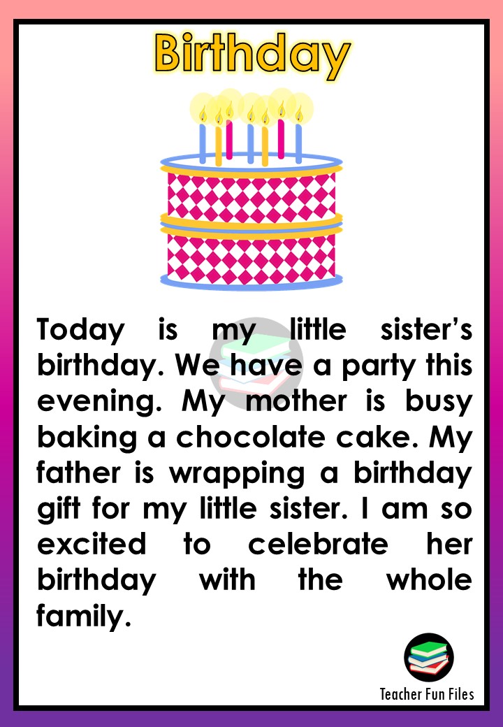 Teacher Fun Files English Reading Materials for Kids