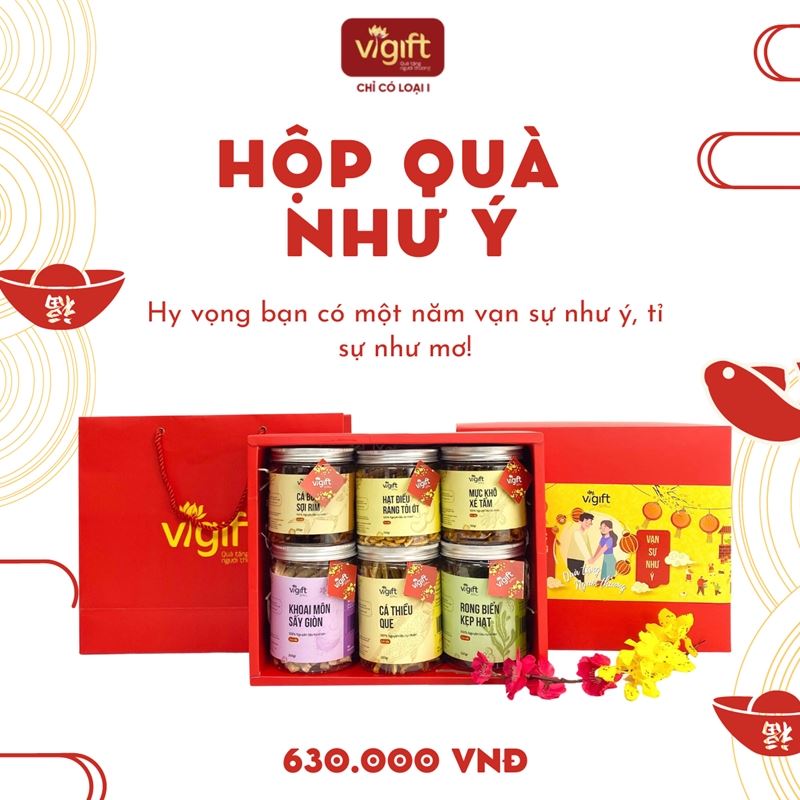 [Hỗn Hợp] ViGift Hộp Quà ViGift 6 Như Ý