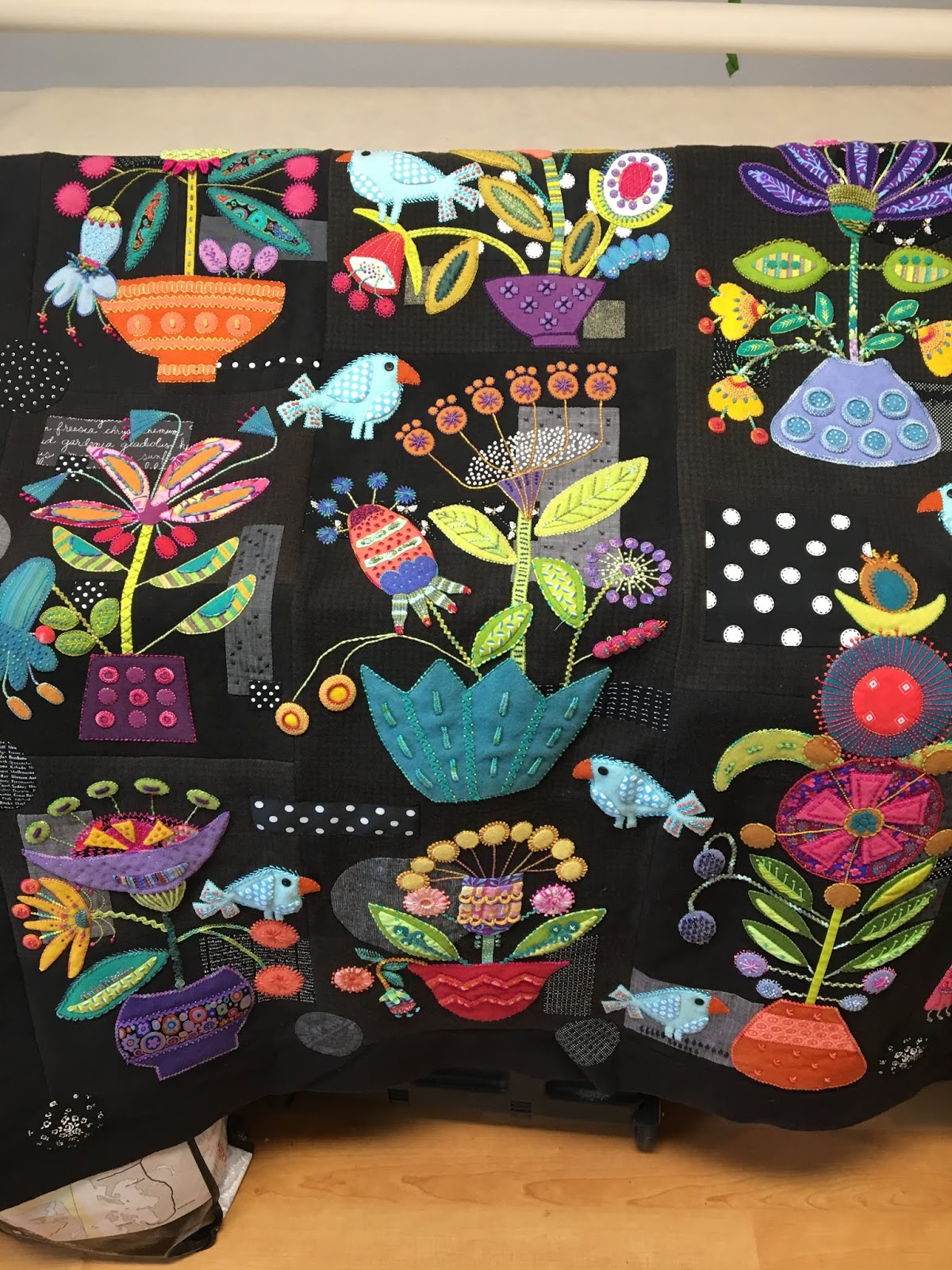 Grass Roots Quilting Sue Spargo Fresh Cut Block of the Month BOM