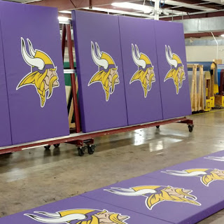 Greatmats Gym Wall Pads Greatmats Gym Wall Pads Minnesota Vikings logo