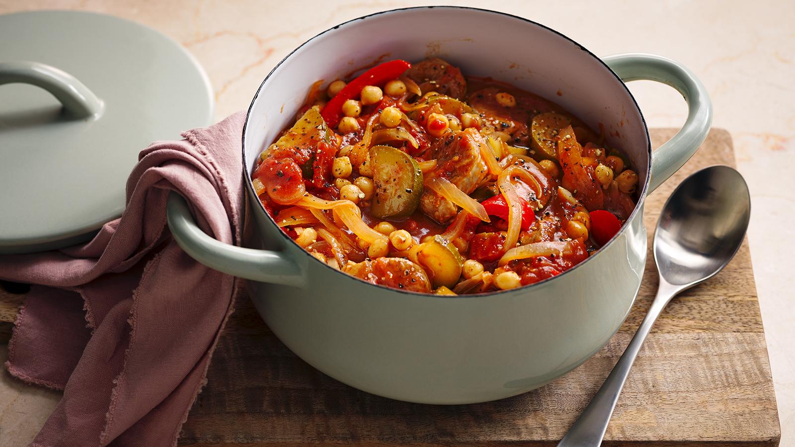 The Low Carb Diabetic Pork and Chickpea Stew One Pot Meal