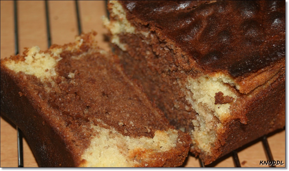 Was cookst Du heute: Saftiger Marmorkuchen mit Schokolade