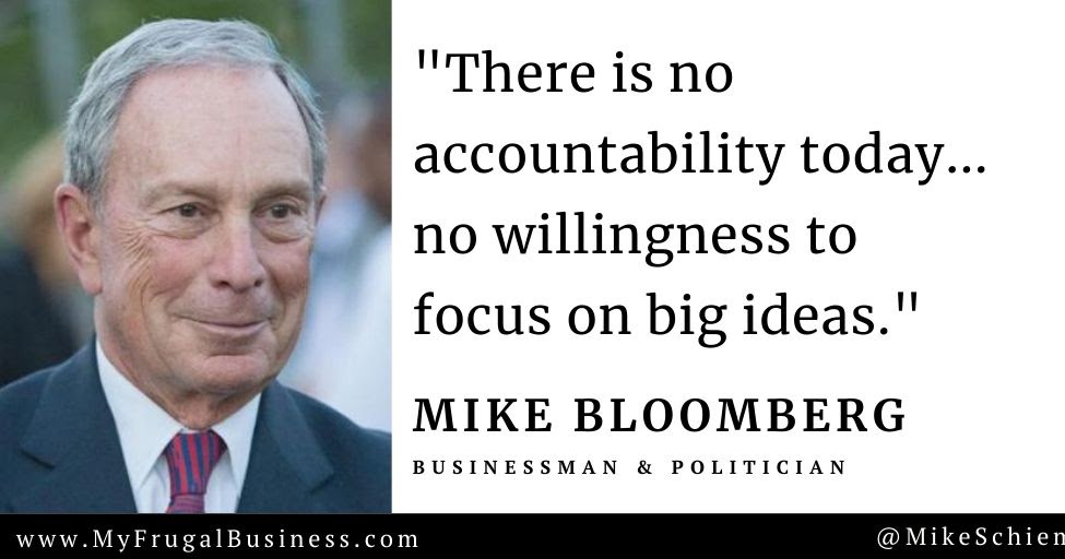 Bootstrap Business Mike Bloomberg Quotes