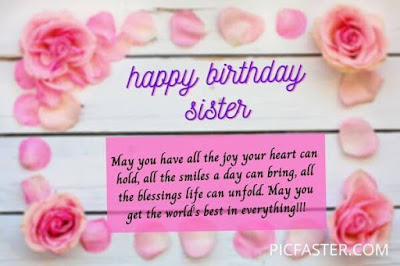 Latest Happy Birthday Sister Images, Quotes Free Download [2020]