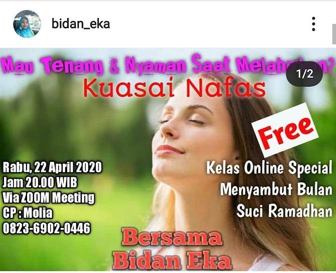 Olah Napas, Kunci Tenang Jalani Proses Melahirkan Normal