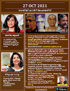 Daily Malayalam Current Affairs 27 Oct 2021