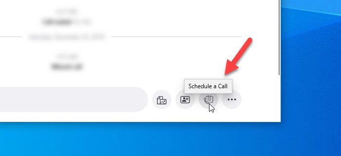 How to schedule a call in Skype on Windows 10