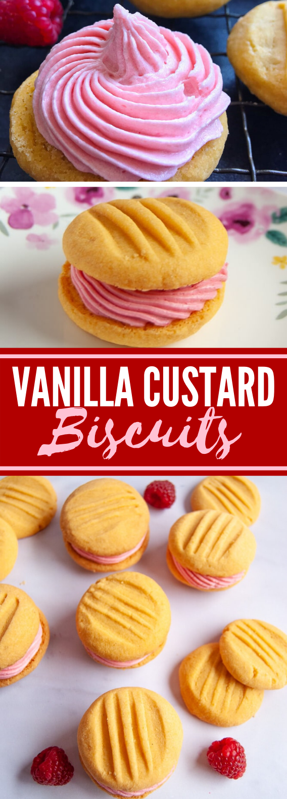 VANILLA CUSTARD BISCUITS #desserts #simplerecipe #biscuits #sweets #cookies