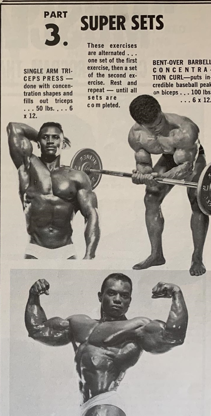 The Tight Tan Slacks of Dezso Ban Sergio Oliva Arm