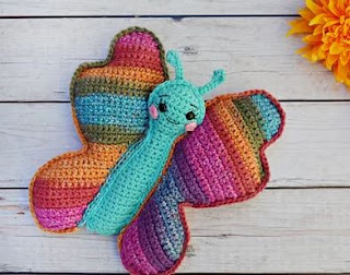 PATRON GRATIS MARIPOSA AMIGURUMI 33130