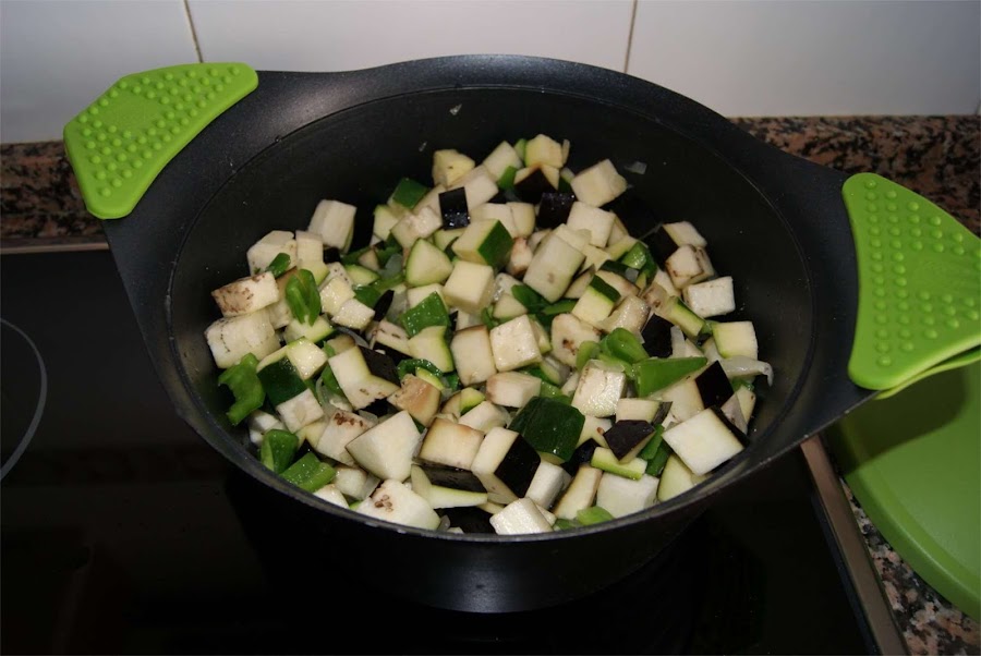 pisto con carne paso 3