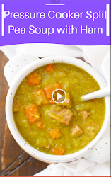 pea soup split cooker ham pressure