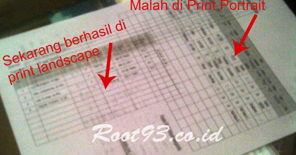 Print Landscape Malah Jadi Portrait Di Ms Word 2010 Root93 Co Id Computer Networking Web Programming