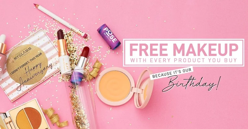 MyGlamm Refer and Earn Free makeup