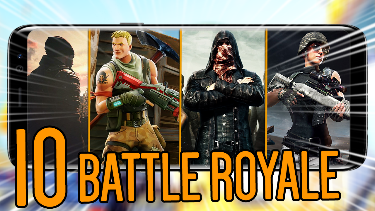 Os 10 MELHORES JOGOS de BATTLE ROYALE da ATUALIDADE! (ANDROID e iOS