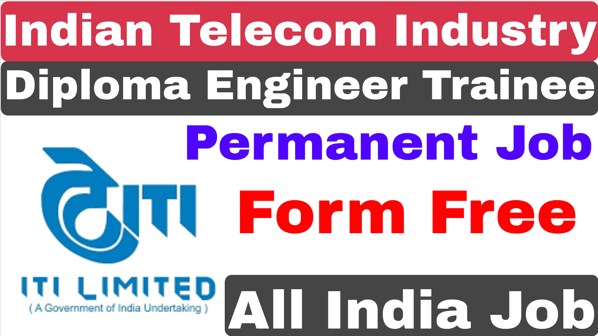 Indian Industry Diploma Engineer Trainee Recruitment ITI DET