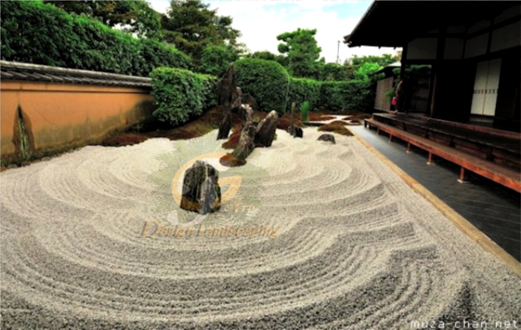 Japanese fora. Сад камней в Японии. Сад дзен. Сад камней дзен. Карэсансуй.