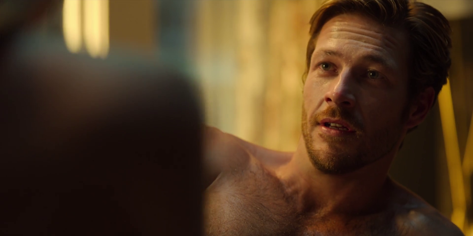 OneoffPost: Luke Bracey shirtless in Holidate.