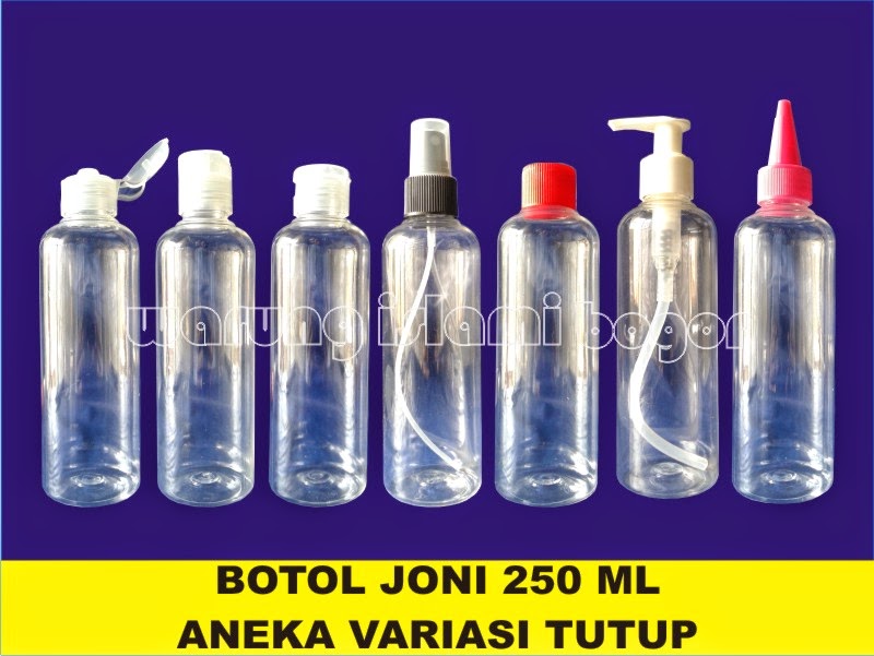 Botol Lotion Pump 250ml Bening  Botol Pump Spray PET 